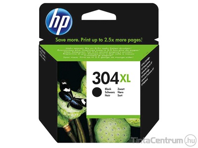 HP 304XL (N9K08AE) fekete eredeti tintapatron