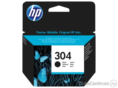 HP 304 (N9K06AE) fekete eredeti tintapatron