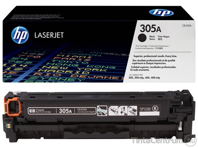 HP 305A (CE410A) fekete [2200 oldal] eredeti toner