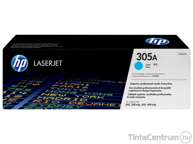 HP 305A (CE411A) ciánkék [2600 oldal] eredeti toner