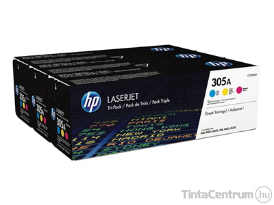 HP 305A (CF370AM) (C,M,Y) [2600 oldal] eredeti 3db-os toner csomag