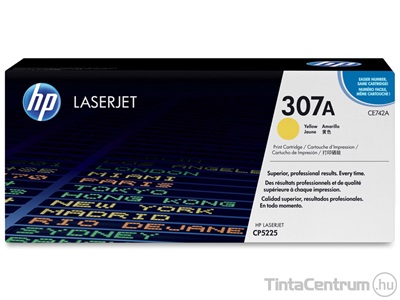 HP 307A (CE742A) sárga [7300 oldal] eredeti toner