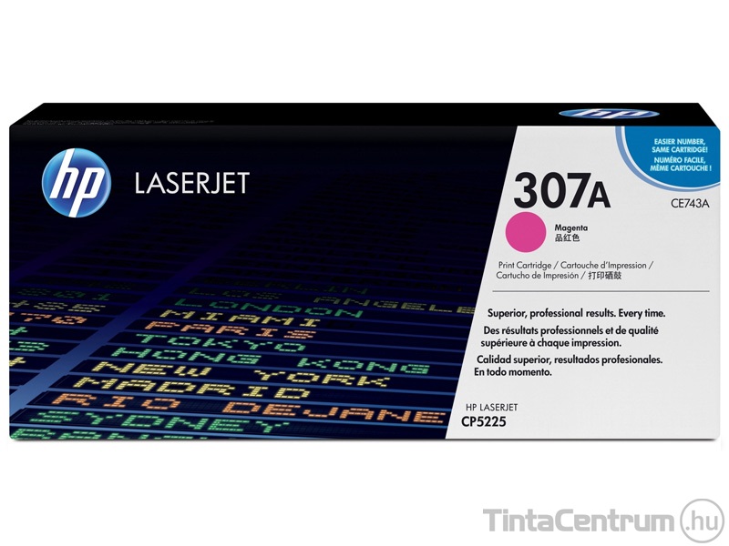 HP 307A (CE743A) magenta [7300 oldal] eredeti toner