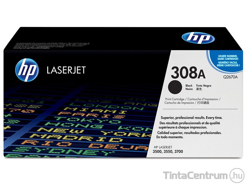 HP 308A (Q2670A) fekete [6000 oldal] eredeti toner