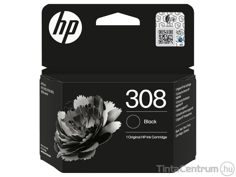 HP 308 (7FP21UE) fekete eredeti tintapatron