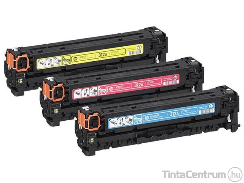 HP 312A (CF440AM) (C,M,Y) [2700 oldal] eredeti 3db-os toner csomag