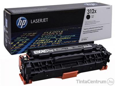 HP 312X (CF380X) fekete [4400 oldal] eredeti toner