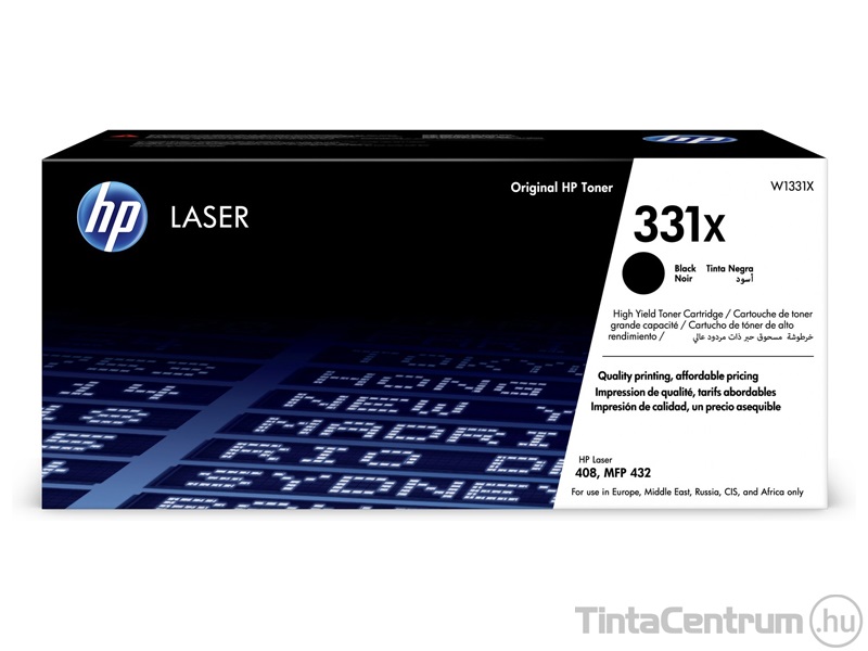 HP 331X (W1331X) fekete [15000 oldal] eredeti toner