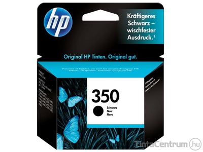 HP 350 (CB335) fekete eredeti tintapatron