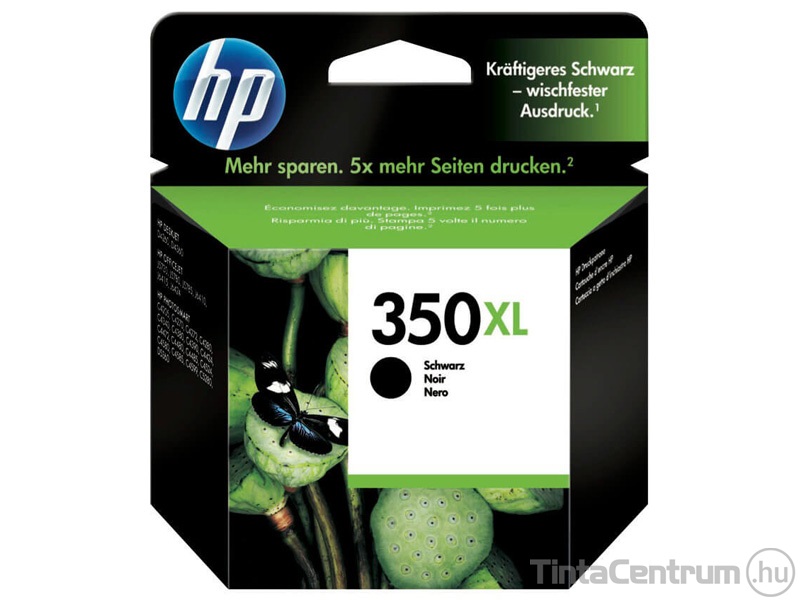 HP 350XL (CB336E) fekete eredeti tintapatron