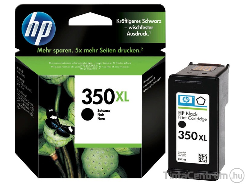 HP 350XL (CB336E) fekete eredeti tintapatron