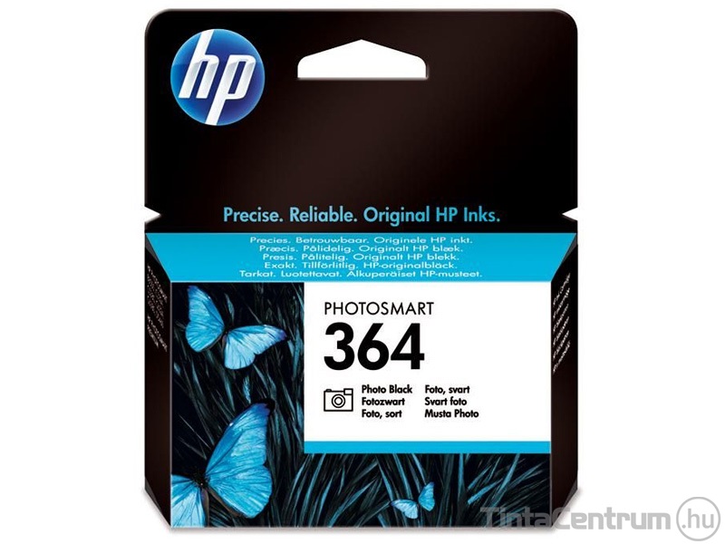 HP 364 (CB317EE) fotó fekete eredeti tintapatron