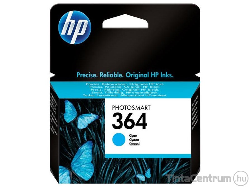 HP 364 (CB318EE) ciánkék eredeti tintapatron