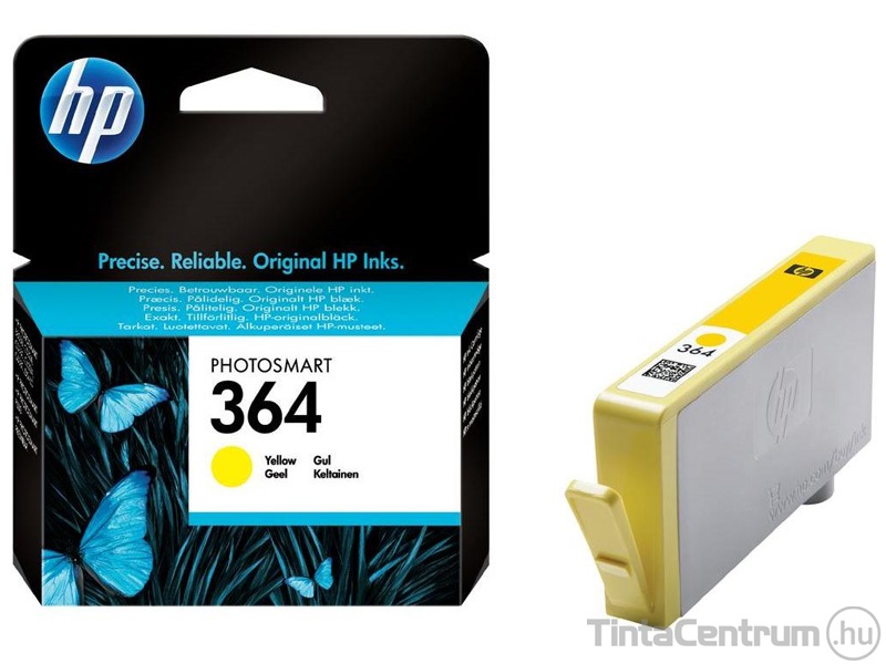 HP 364 (CB320EE) sárga eredeti tintapatron