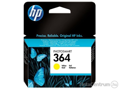 HP 364 (CB320EE) sárga eredeti tintapatron