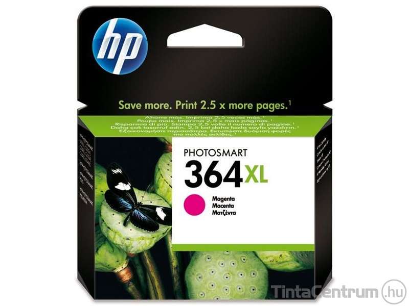 HP 364XL (CB324EE) magenta eredeti tintapatron