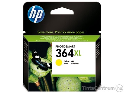 HP 364XL (CB325EE) sárga eredeti tintapatron