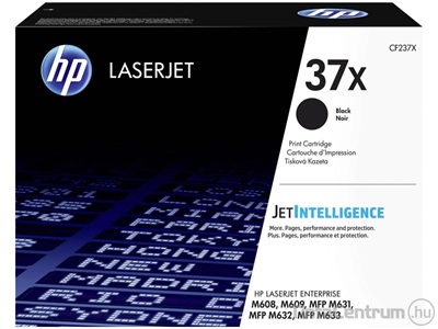 HP 37X (CF237X) fekete [25000 oldal] eredeti toner