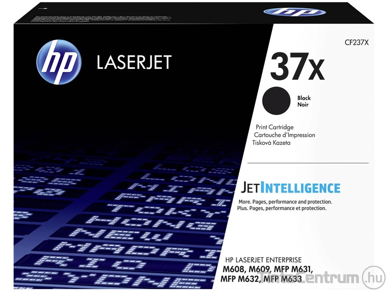 HP 37X (CF237X) fekete [25000 oldal] eredeti toner