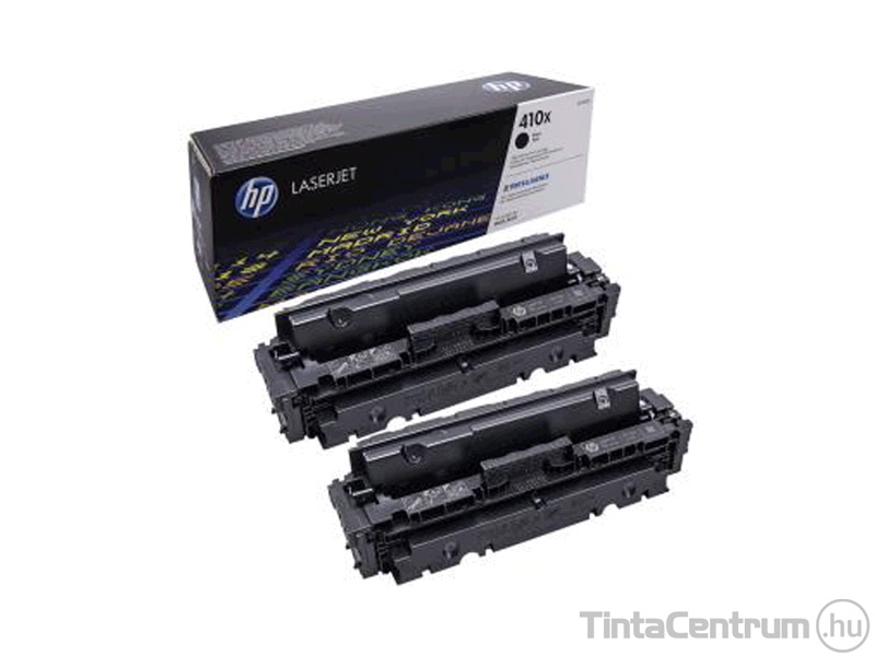 HP 410X (CF410XD) fekete [2x6500 oldal] eredeti 2db-os toner csomag