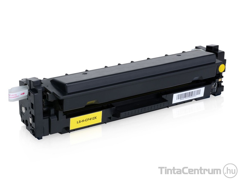 HP 410X (CF412X) sárga [5000 oldal] kompatibilis 100% új toner