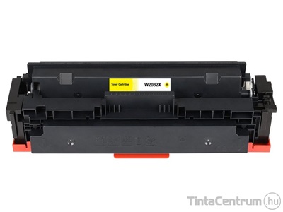 HP 415X (W2032X) sárga [6000 oldal] kompatibilis 100% új toner (CHIP nélkül)