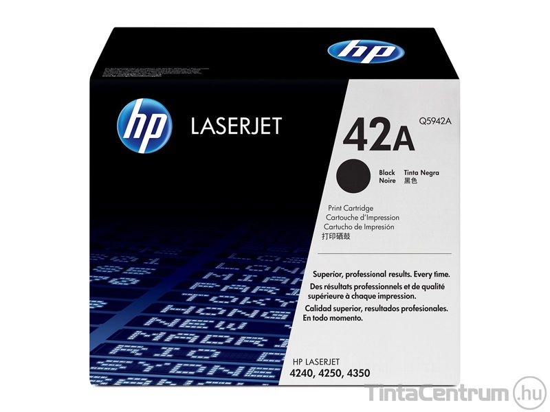 HP 42A (Q5942A) fekete [10000 oldal] eredeti toner