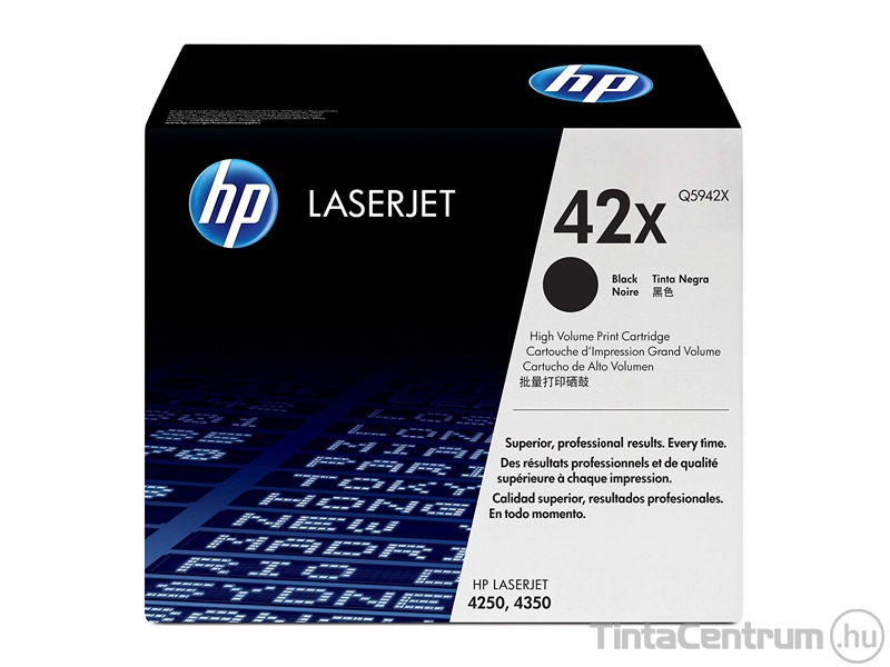 HP 42X (Q5942X) fekete [20000 oldal] eredeti toner