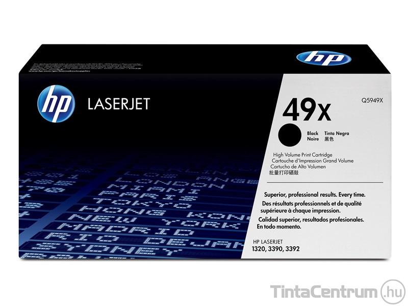 HP 49X (Q5949X) fekete [6000 oldal] eredeti toner