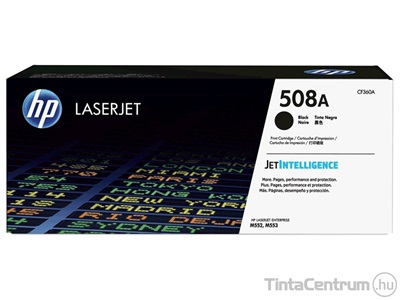 HP 508A (CF360A) fekete [6000 oldal] eredeti toner