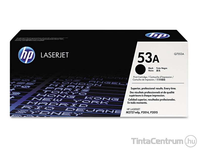 HP 53A (Q7553A) fekete [3000 oldal] eredeti toner