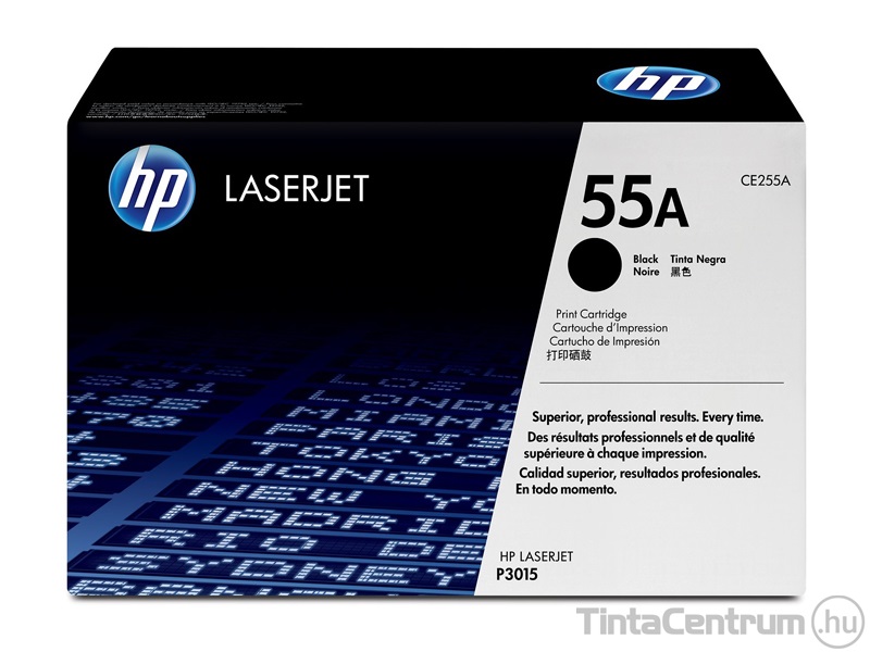 HP 55A (CE255A) fekete [6000 oldal] eredeti toner