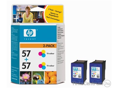 HP 57 (C9503AE) színes eredeti tintapatron dupla csomag