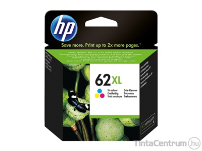 HP 62XL (C2P07AE) színes eredeti tintapatron