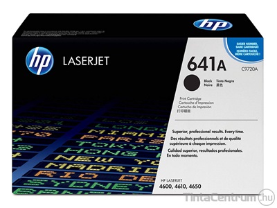 HP 641A (C9720A) fekete [9000 oldal] eredeti toner