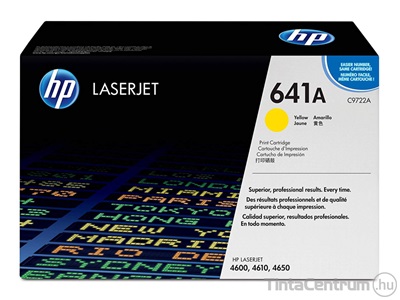 HP 641A (C9722A) sárga [8000 oldal] eredeti toner