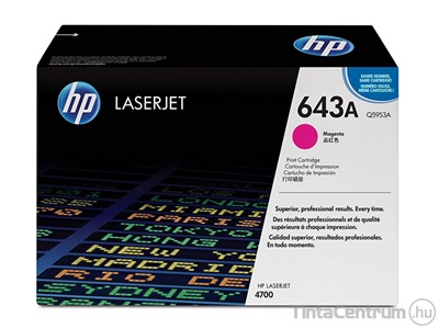 HP 643A (Q5953A) magenta [10000 oldal] eredeti toner