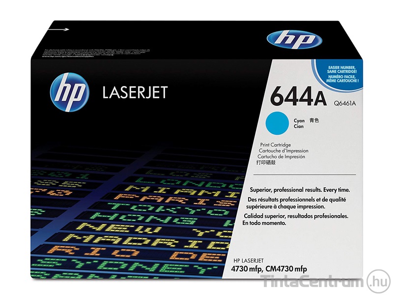 HP 644A (Q6461A) ciánkék [12000 oldal] eredeti toner