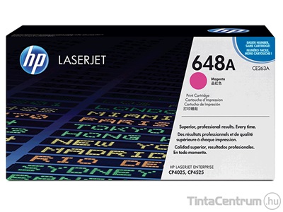 HP 648A (CE263A) magenta [11000 oldal] eredeti toner