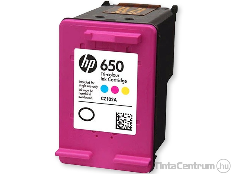 HP 650 (CZ102A) színes eredeti tintapatron