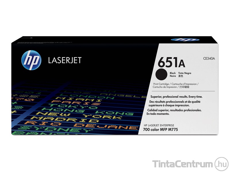 HP 651A (CE340A) fekete [13500 oldal] eredeti toner