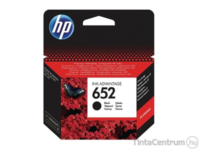 HP 652 (F6V25AE) fekete eredeti tintapatron