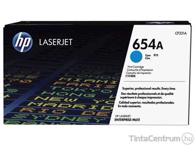 HP 654A (CF331A) ciánkék [15000 oldal] eredeti toner