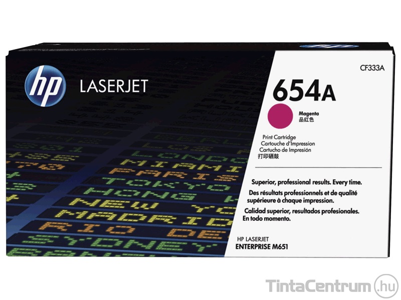 HP 654A (CF333A) magenta [15000 oldal] eredeti toner