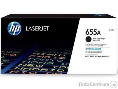 HP 655A (CF450A) fekete [12500 oldal] eredeti toner