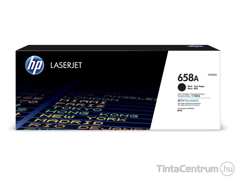 HP 658A (W2000A) fekete [7000 oldal] eredeti toner