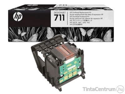 HP 711 (C1Q10A) nyomtatófej készlet tintapatronokkal