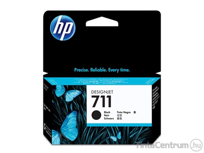 HP 711 (CZ129A) [38ml] fekete eredeti tintapatron