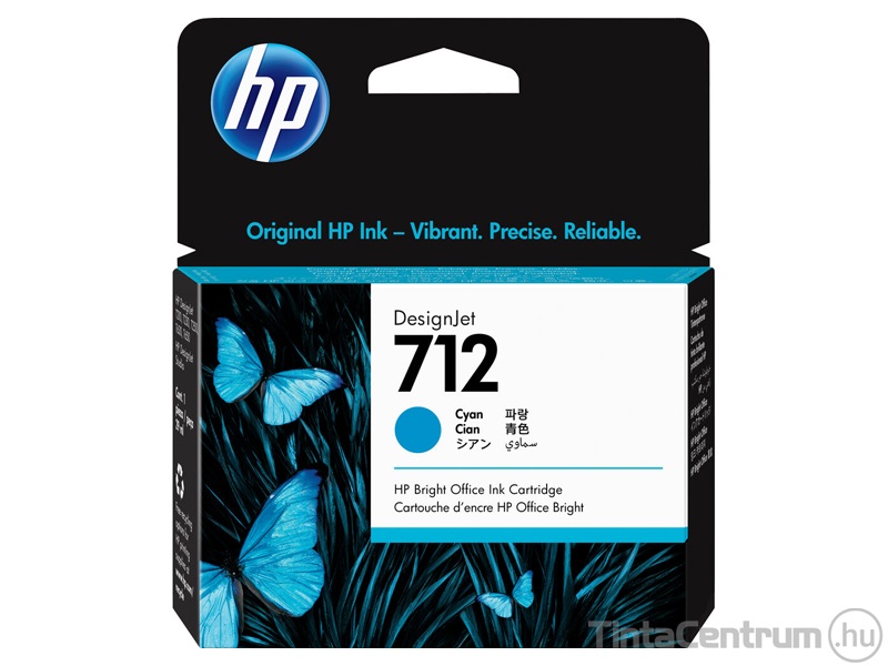 HP 712 (3ED67A) [29ml] ciánkék eredeti tintapatron