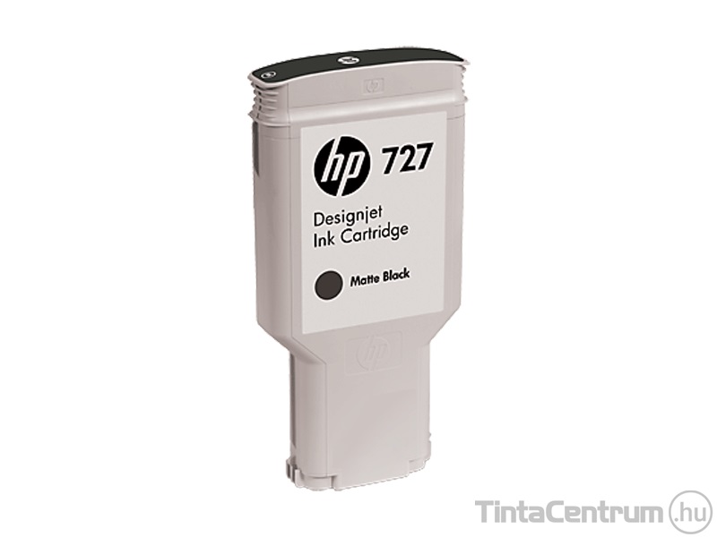 HP 727 (C1Q12A) mattfekete eredeti tintapatron